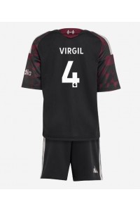 Liverpool Virgil van Dijk #4 Jalkapallovaatteet Lasten Kolmas peliasu 2026-27 Lyhythihainen (+ Lyhyet housut)